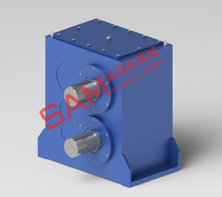 雙輸出軸減速機(jī)前側(cè)視圖 雙輸出軸減速機(jī)前側(cè)視圖